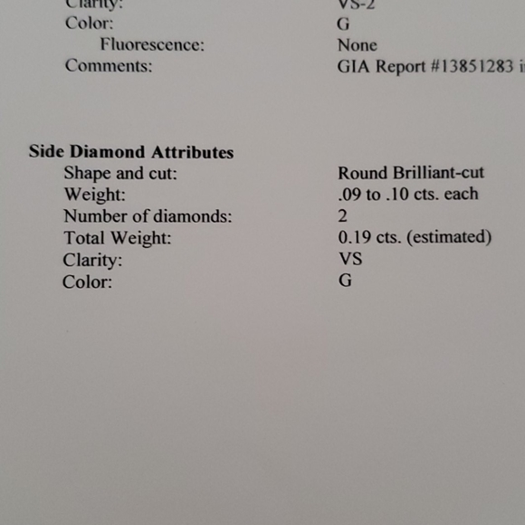 Tacori Platinum and Diamond Ring size 7 - Picture 7 of 7